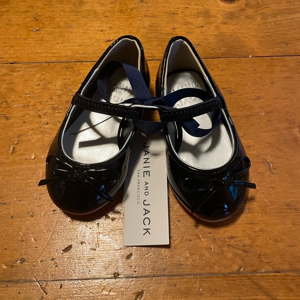 Janie and Jack Patent Bow Ballet Flat